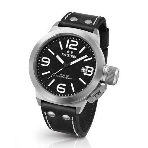 Image of TW Steel 45 mm sort Quartz Herre ur, model CS1